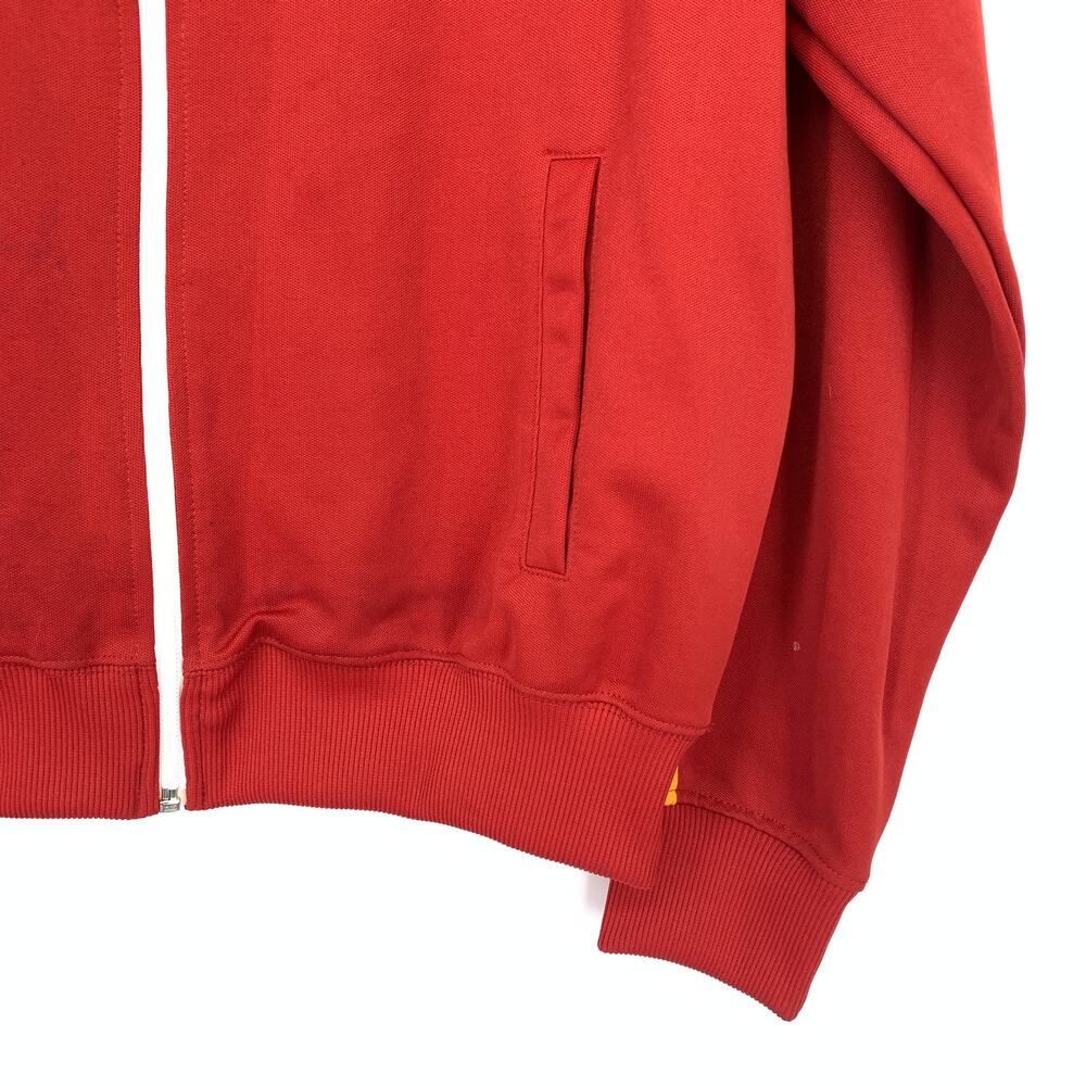 Vintage Fred Perry Full Zip Front Track Jacket Mens Size Small Red Yellow Stripe - Picture 4 of 7
